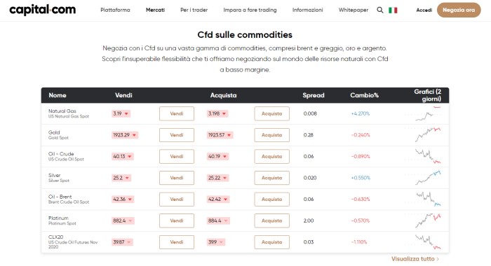 Commodities CFD