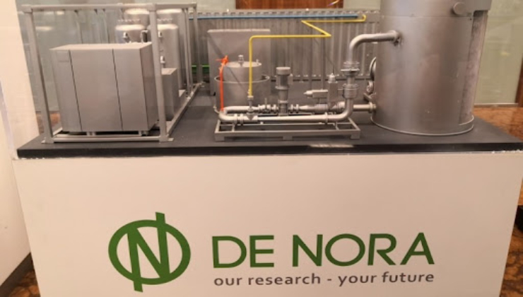 De Nora produce elettrodi e elettrolizzatori per la produzione di idrogeno