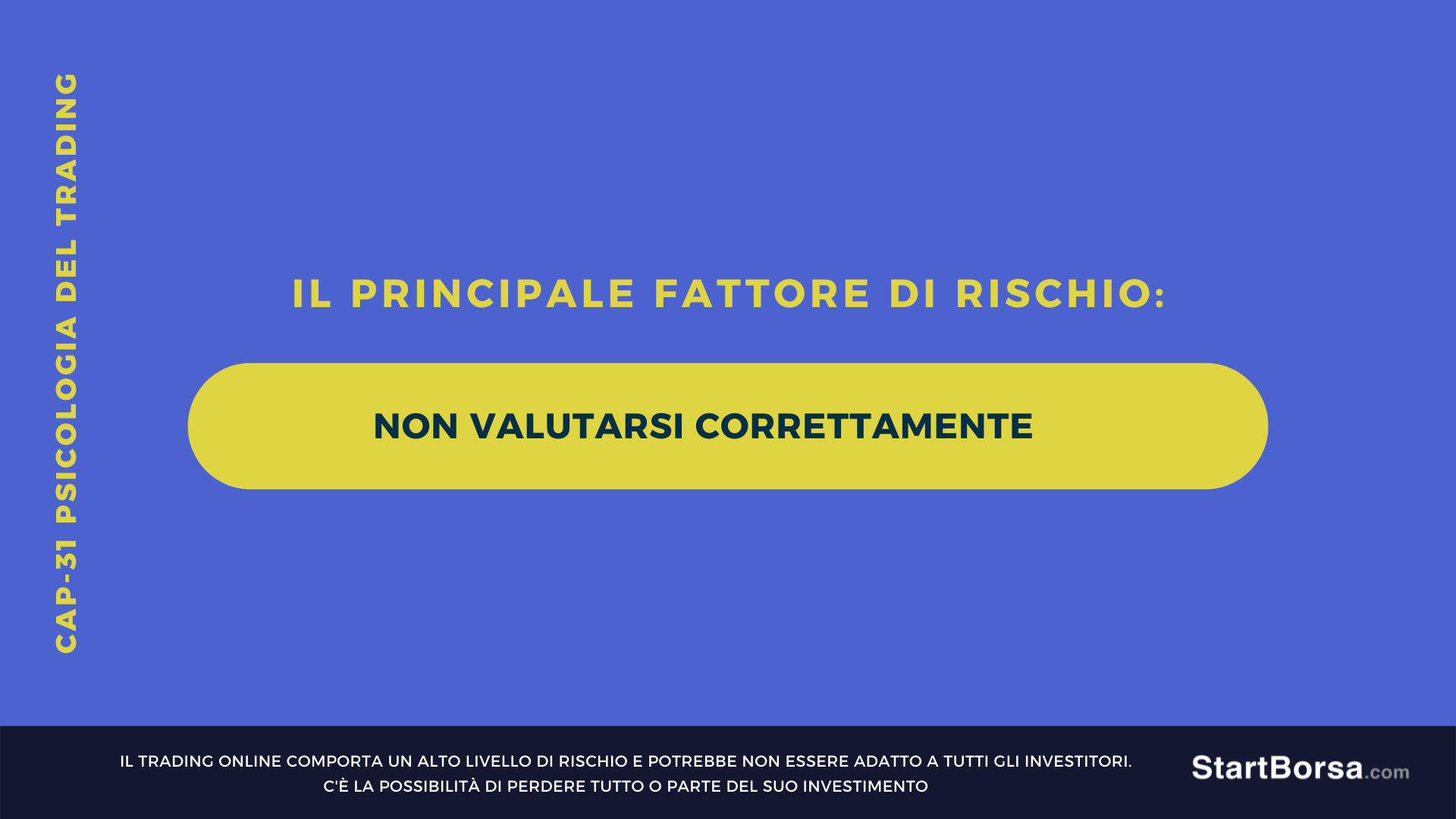 Non valutarsi correttamente è il principale fattore di rischio