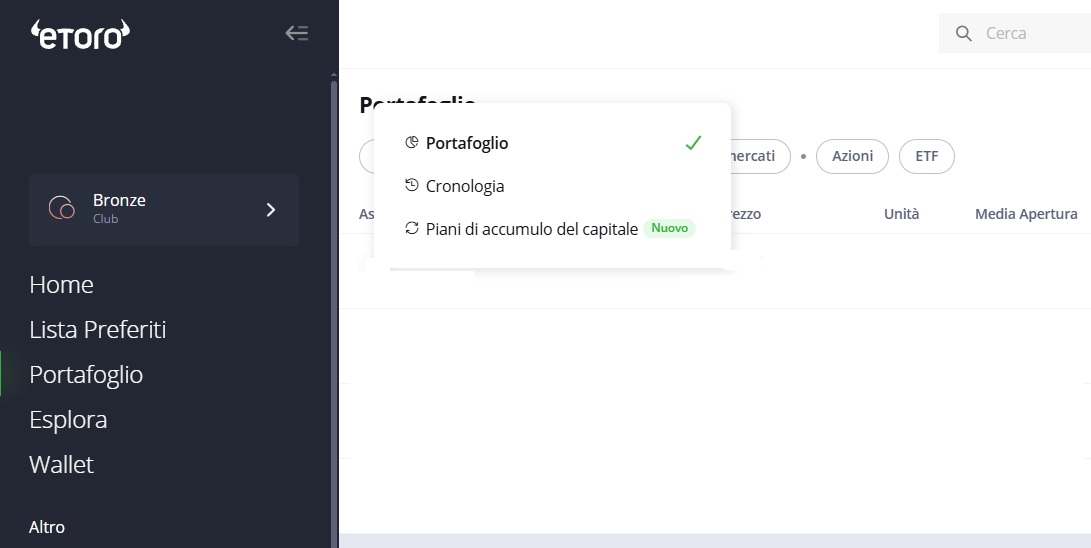 cronologia dichiarazione dei redditi eToro