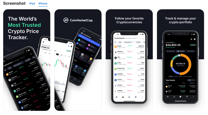 app-criptovalute-coinmarketcap-screen