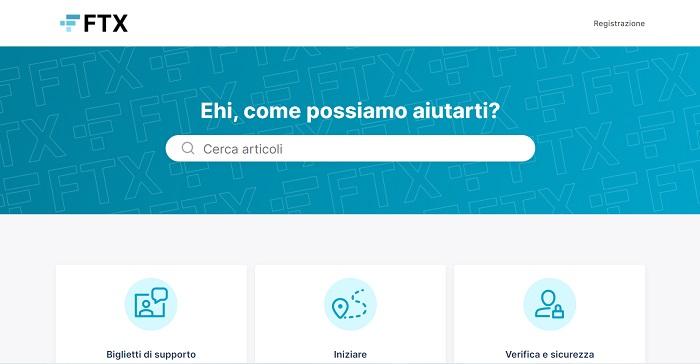 piattaforma ftx help