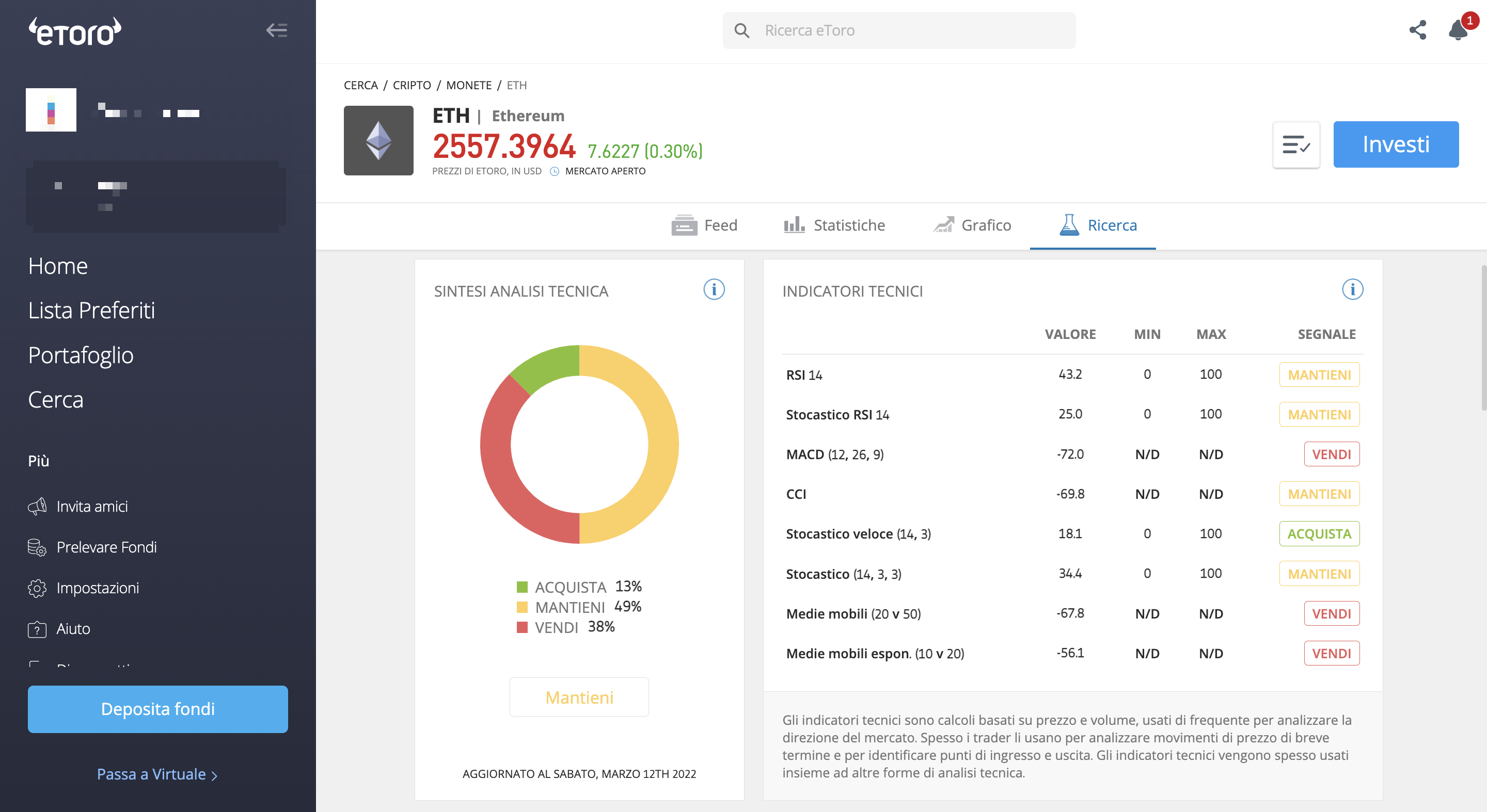 comprare ethereum