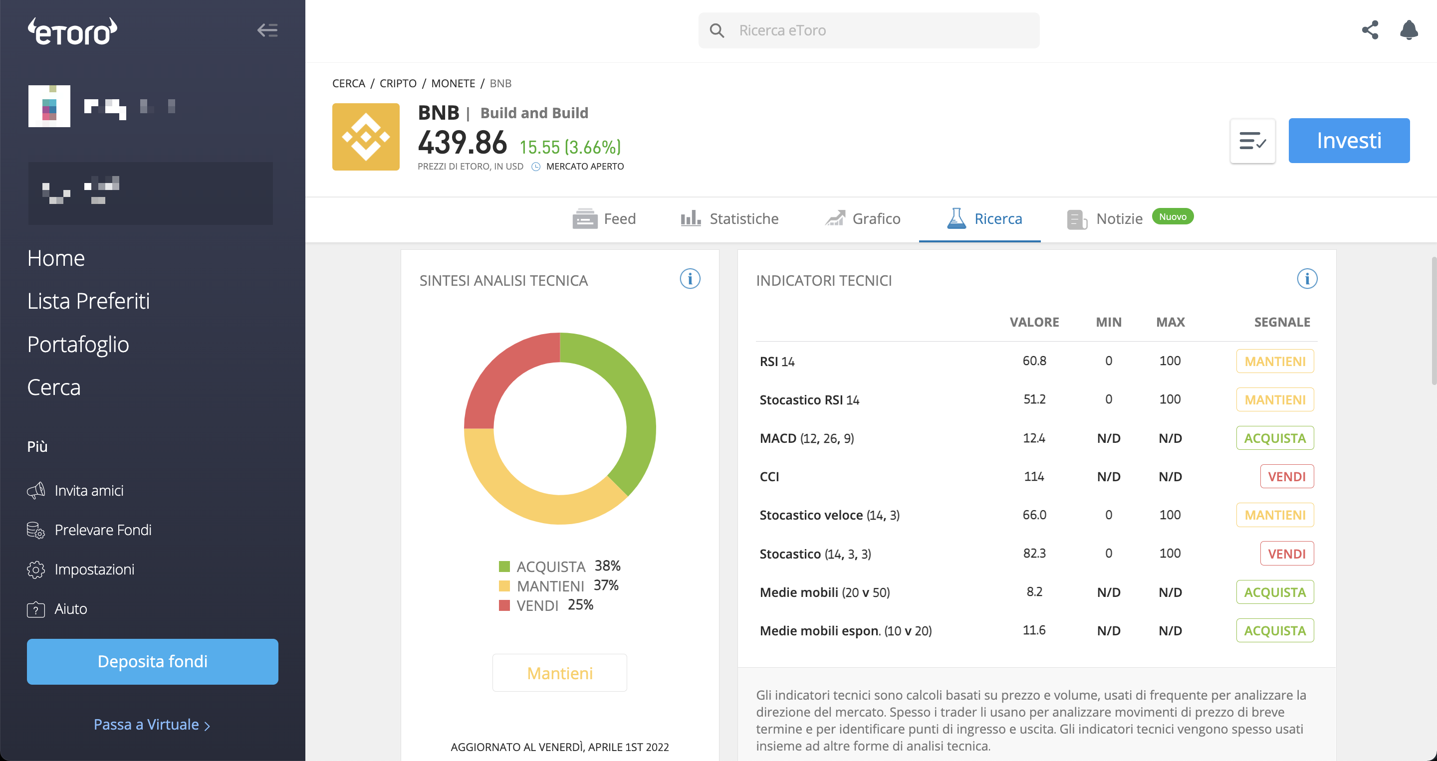 comprare binance coin