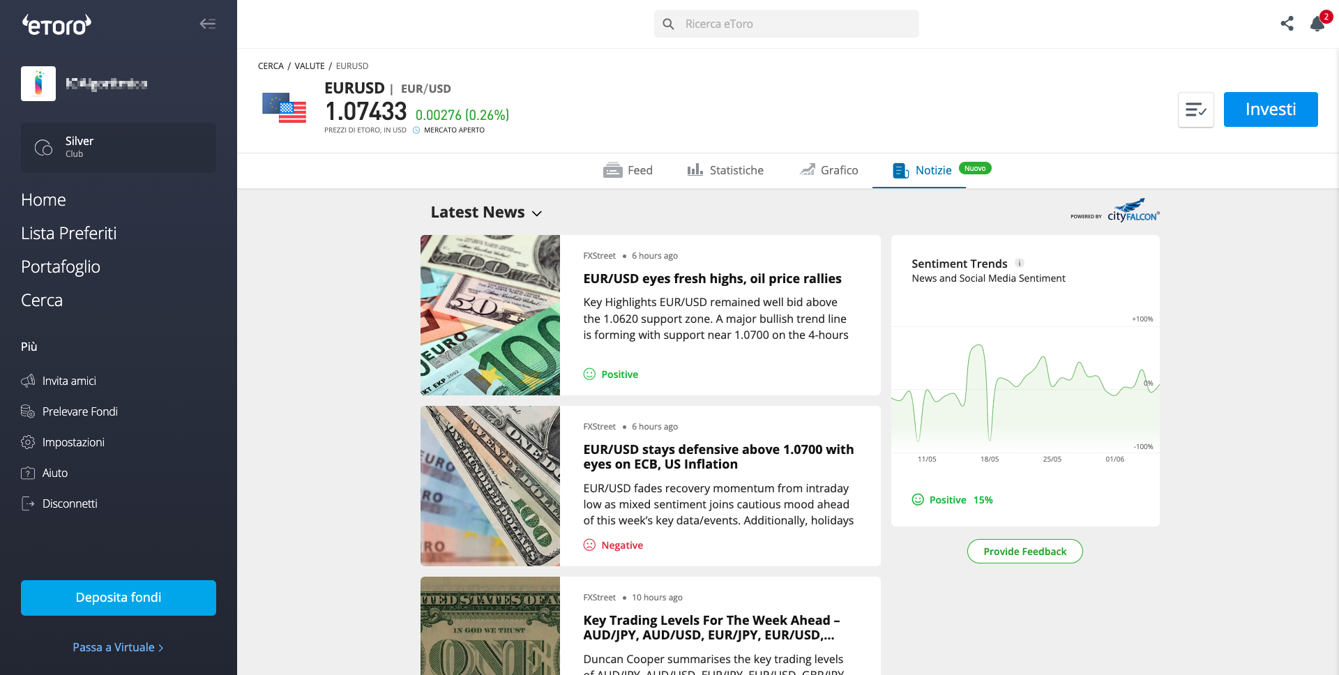 comprare dollari su etoro