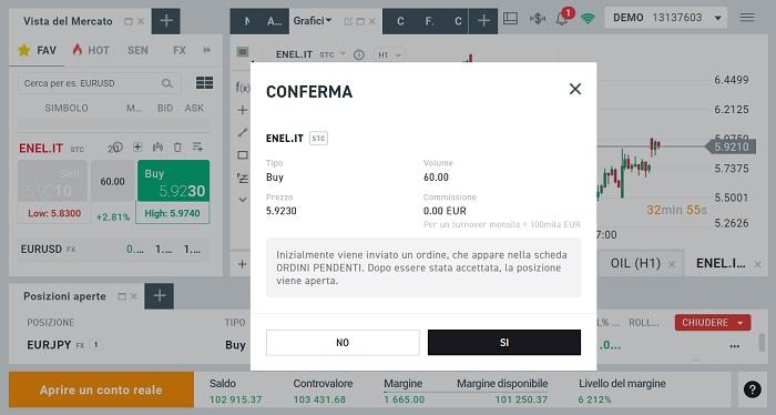 esempio trading xtb