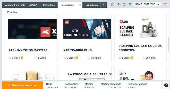 formazione piattaforma xtb