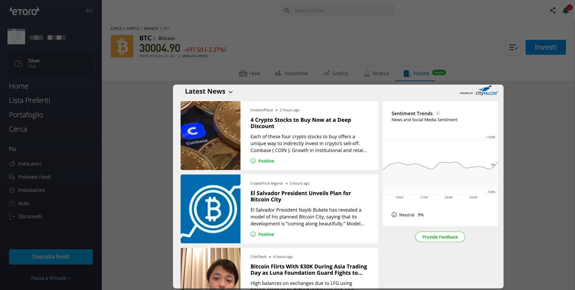investo in bitcoin guadagno