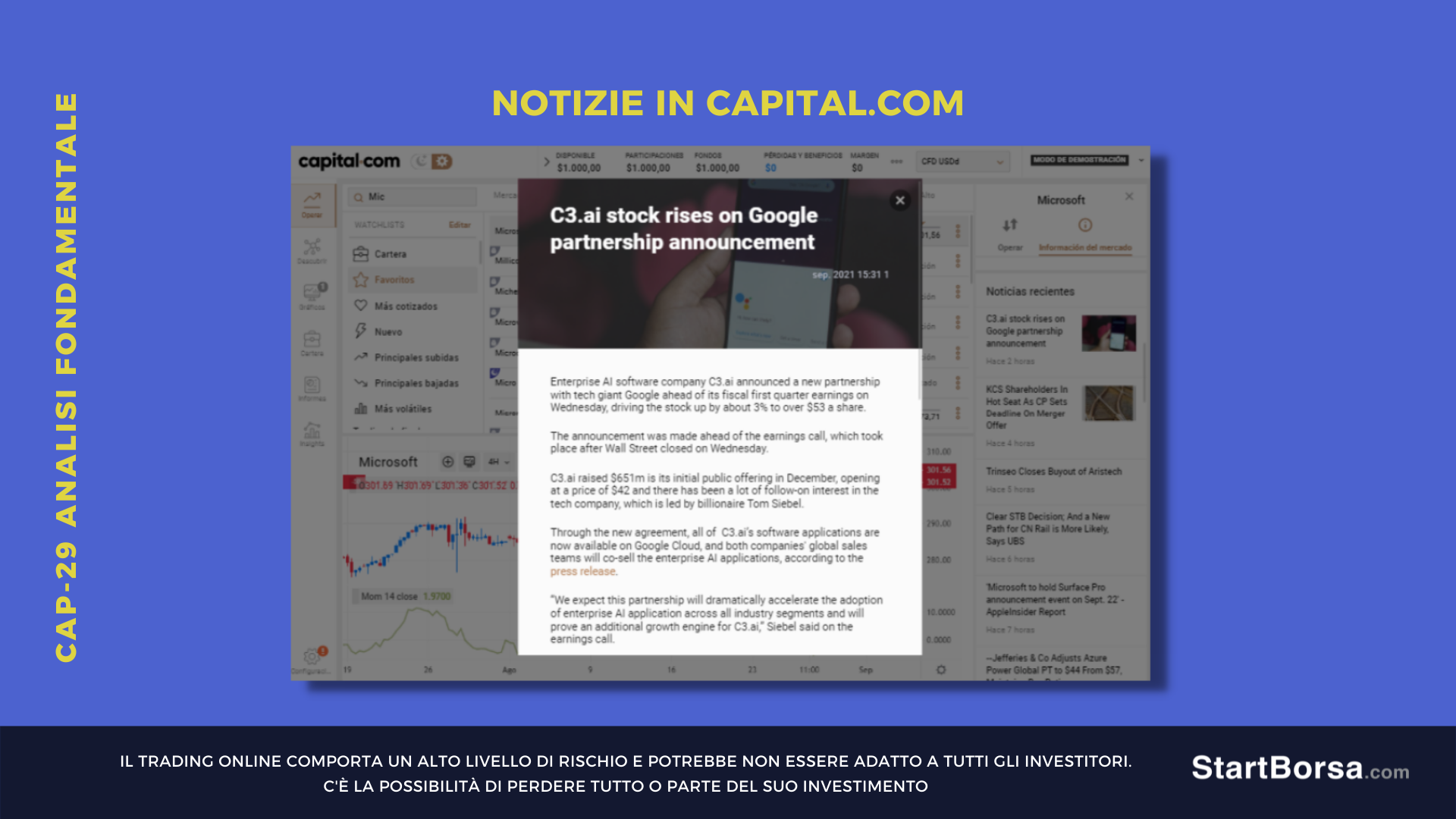 notizie di trading in Capital.com