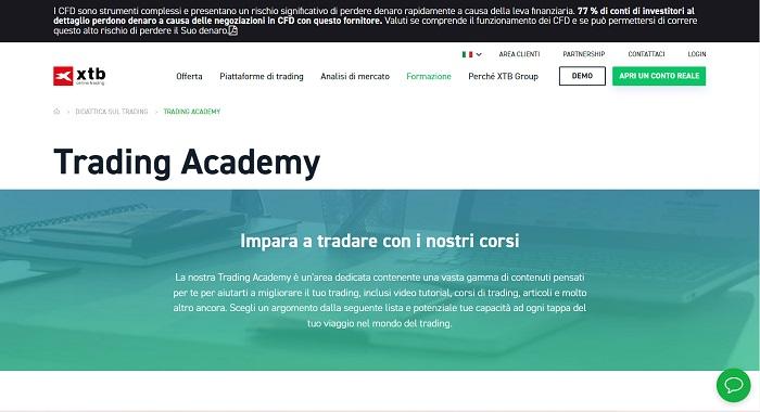 trading academy xtb